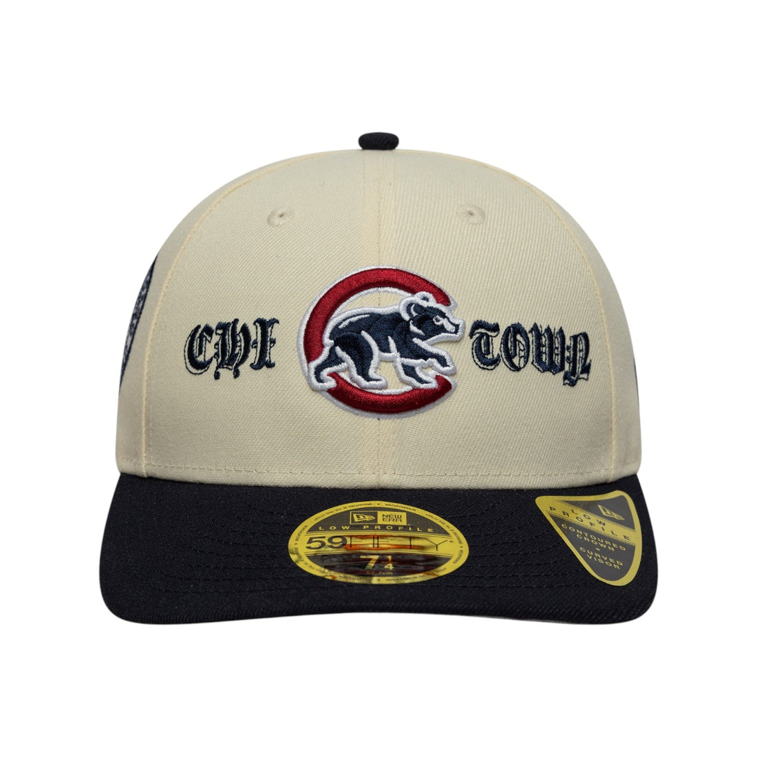 59FIFTY Fitted Low Profile Chicago Cubs MLB Cooperstown Cream