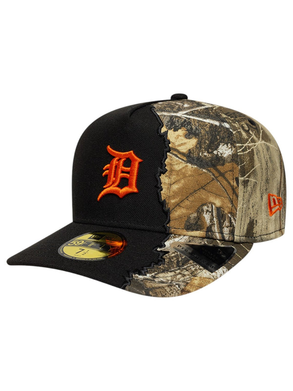 59FIFTY A-Frame Detroit Tigers Realtree Split Black