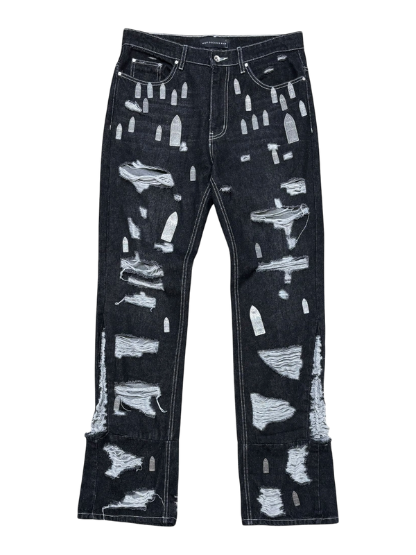 Who Decides War Denim Jeans Amplified Black Gnarly COND 10/10
